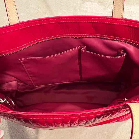 Coach Poppy Cherry Red Tote - Picture 7 of 14